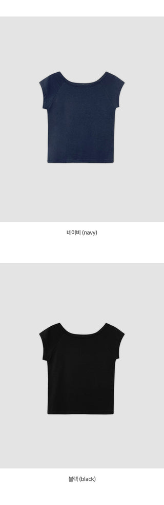 Sverr Raglan Cap Sleeve Short T shirt