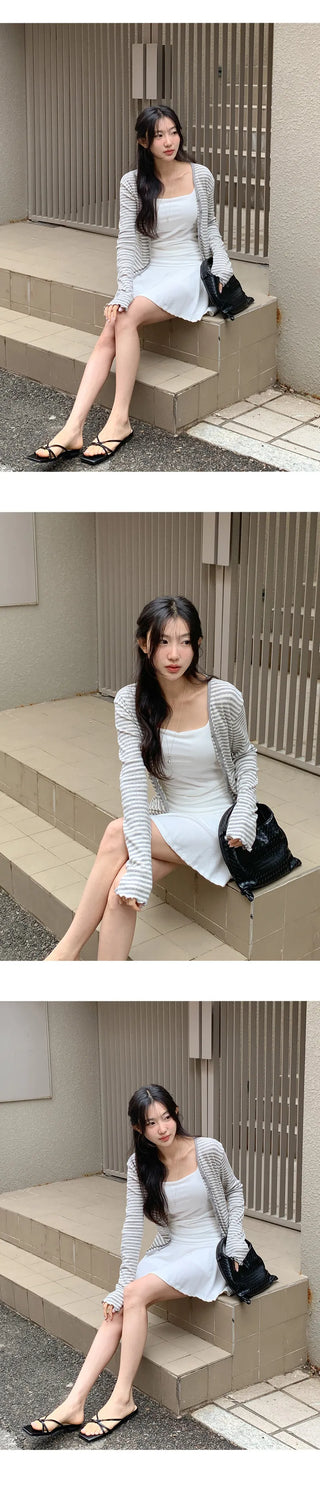 Marwen Shirred Flare Mini Skirt