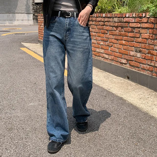 Pirots Washed Wide Denim Pants