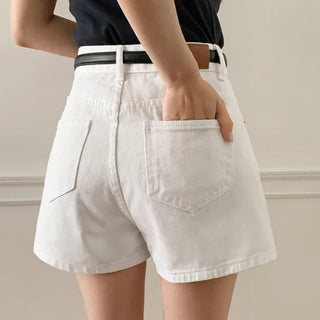 Iroden A line Cotton High waisted Shorts