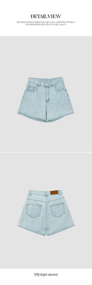 Iroden A line Cotton High waisted Shorts