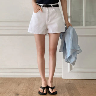Iroden A line Cotton High waisted Shorts