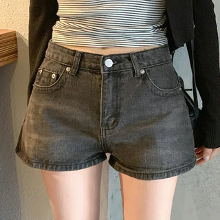 Motbin Denim Micro Shorts