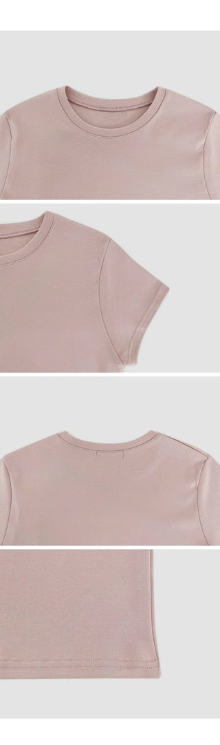 Rosedon Standard Fit Round Short Sleeve T shirt