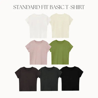 Rosedon Standard Fit Round Short Sleeve T shirt