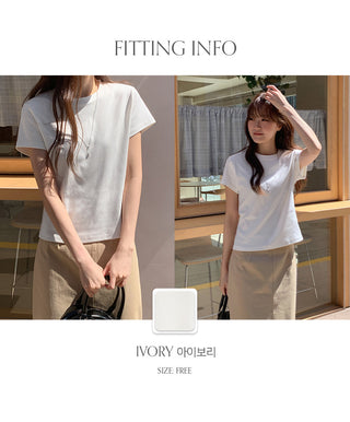 Rosedon Standard Fit Round Short Sleeve T shirt