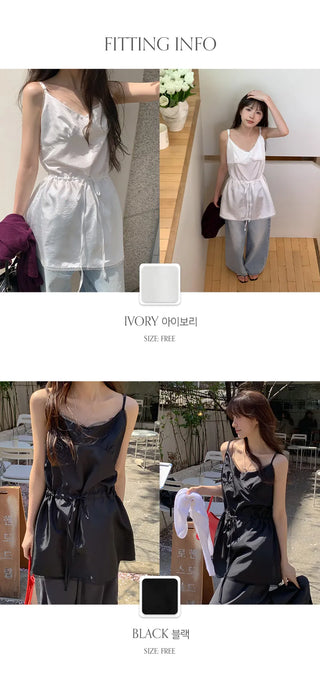 Ravik Lace String Bustier Mini Dress