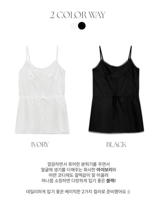 Ravik Lace String Bustier Mini Dress