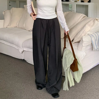 Hielve Cut out String Wide Elastic Slacks