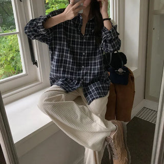 Bidmel Corduroy Elastic Semi Bootcut Pants