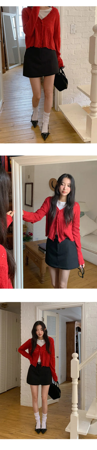 Poderin A line Short Skirt Pants
