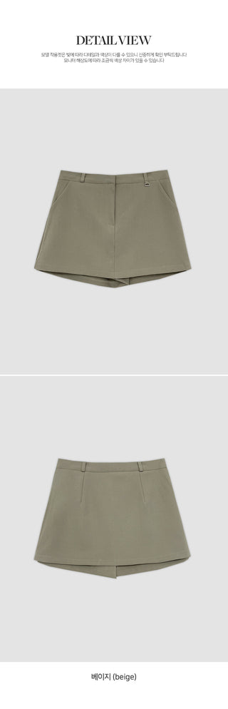 Poderin A line Short Skirt Pants
