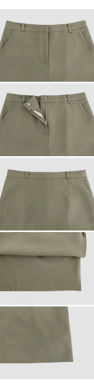 Poderin A line Short Skirt Pants