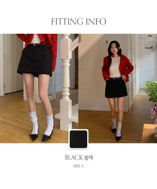 Poderin A line Short Skirt Pants