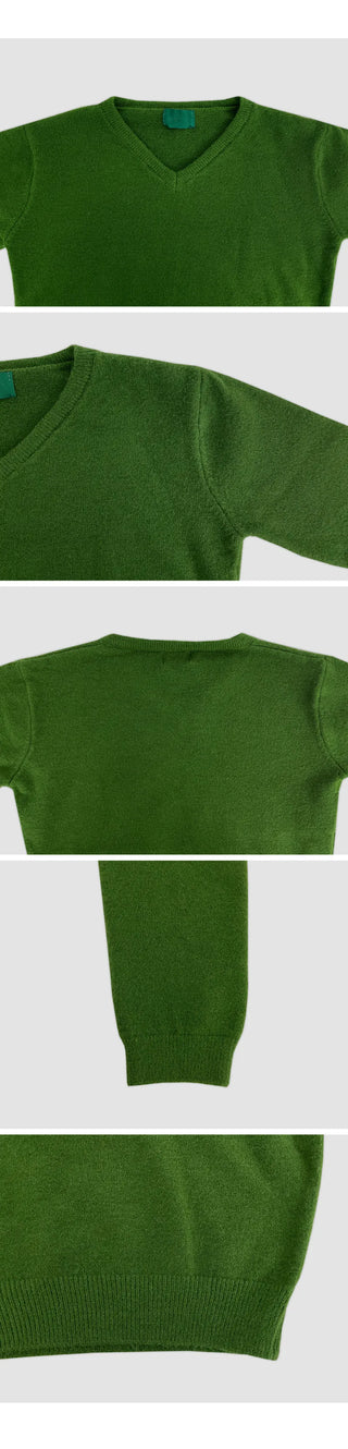 Leons V neck Long Sleeve Knit