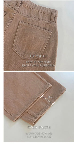 Cosmo Hidden Elastic Waist Wide Cotton Pants
