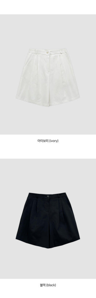 Berua Bermuda Pintuck Knee length Cotton Pants
