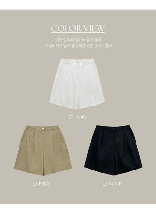 Berua Bermuda Pintuck Knee length Cotton Pants
