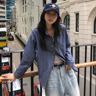 Tayton Loose Fit Long Sleeve Check Shirt