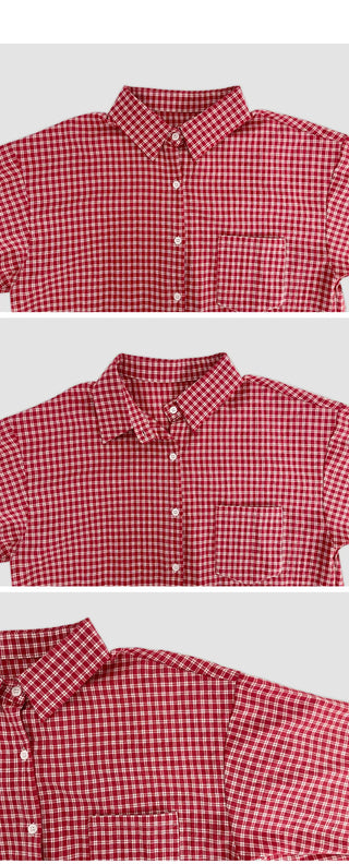 Tayton Loose Fit Long Sleeve Check Shirt