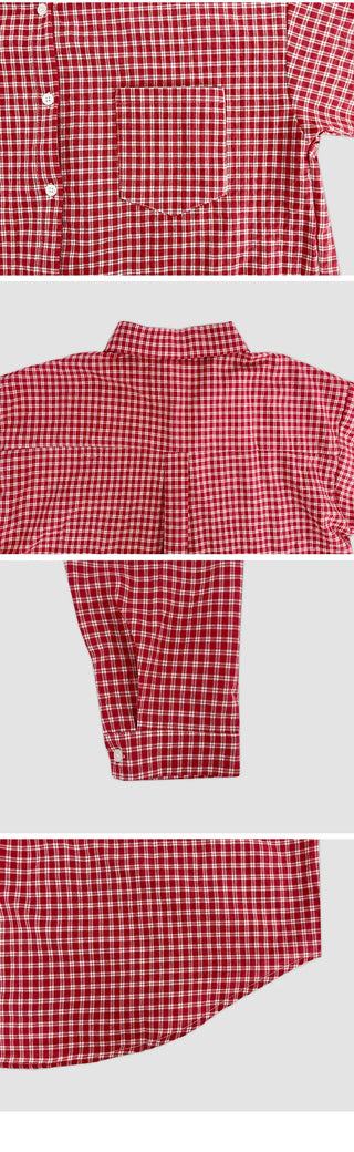 Tayton Loose Fit Long Sleeve Check Shirt