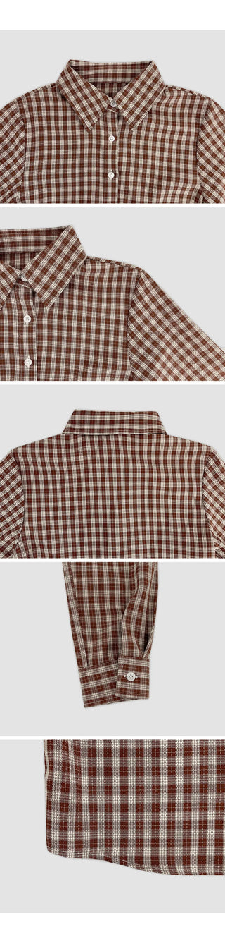 Renbus Crop Check Shirt