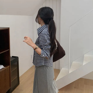 Renbus Crop Check Shirt