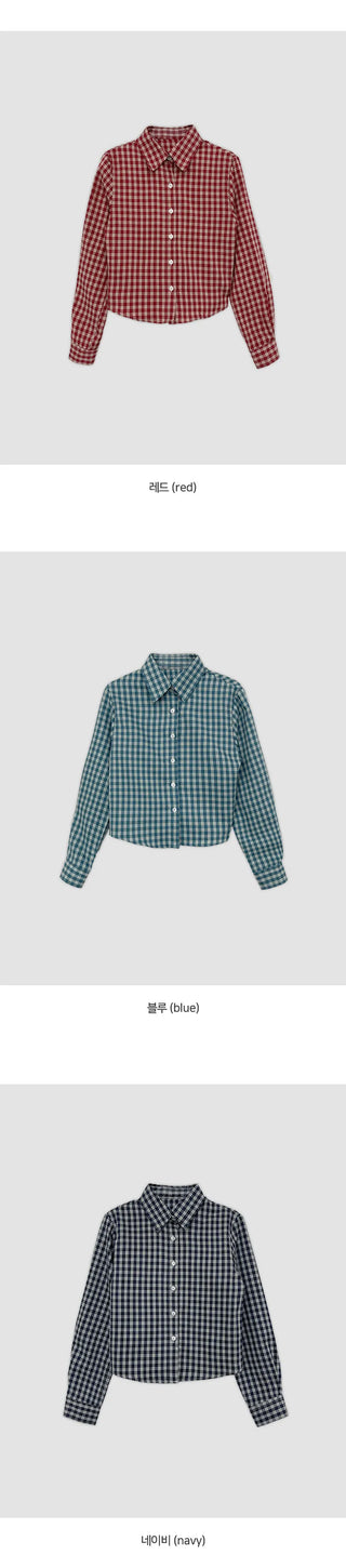Renbus Crop Check Shirt
