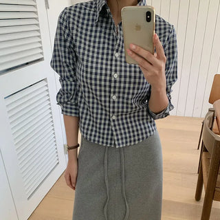 Renbus Crop Check Shirt