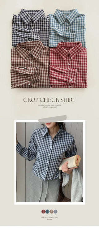 Renbus Crop Check Shirt