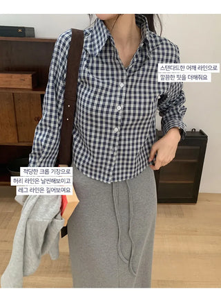 Renbus Crop Check Shirt