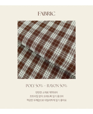 Renbus Crop Check Shirt
