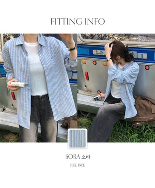 Infeed Pendant Striped Shirt