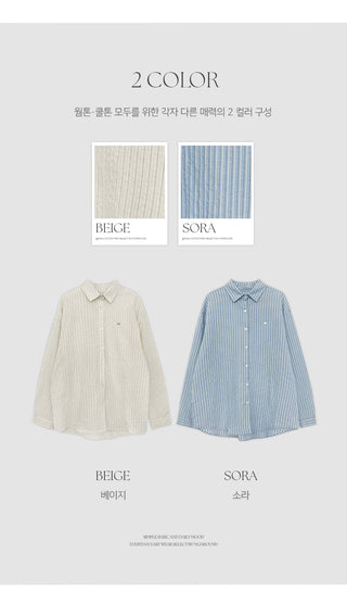 Infeed Pendant Striped Shirt