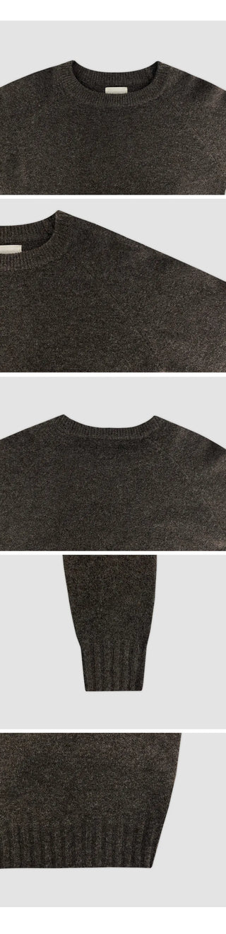 Rioten Wool Loose Fit Round Long Sleeve Knit