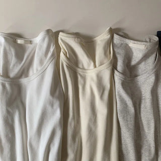 Mybel Modal U neck Long Sleeve T shirt