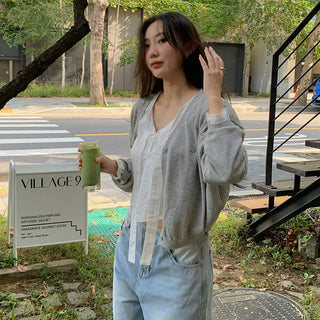 Lyron Tie Crop Striped Blouse