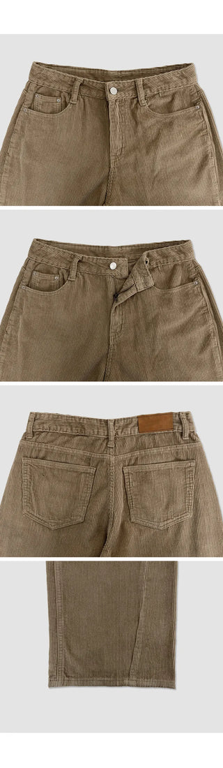Leviathan Cutout Corduroy Wide Pants