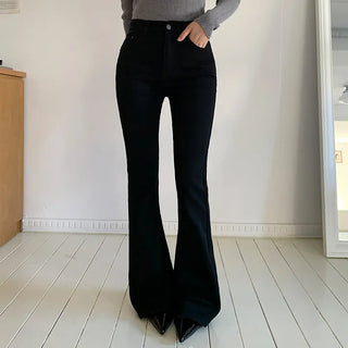 Sweden Brushed Spandex Long Bootcut Cotton Pants
