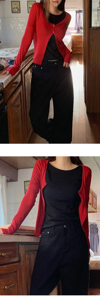 Arette Two way U neck 3/4 Sleeve T shirt