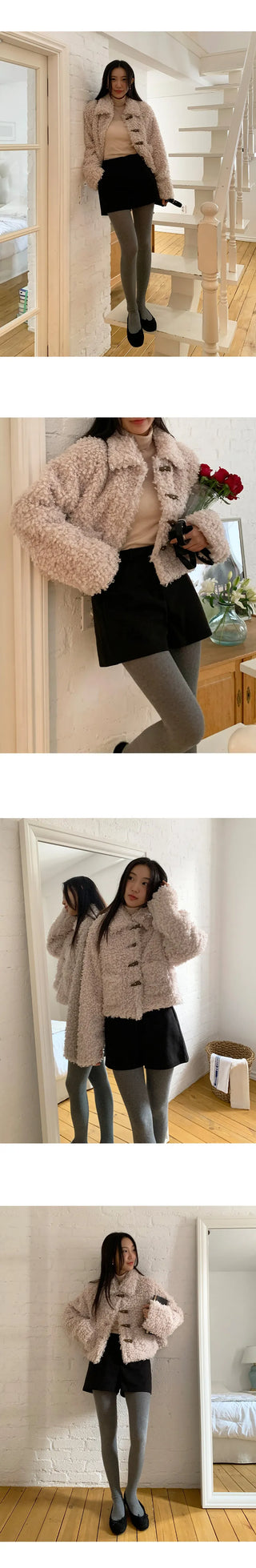 Codewin Fleece lined Spandex High waisted Shorts