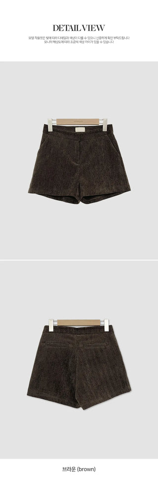 Swindell A line Herringbone Corduroy Shorts