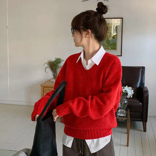 Serha Basic Cotton Long Sleeve Shirt