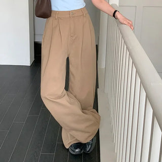 Willow Two Pintuck Cotton Wide Pants
