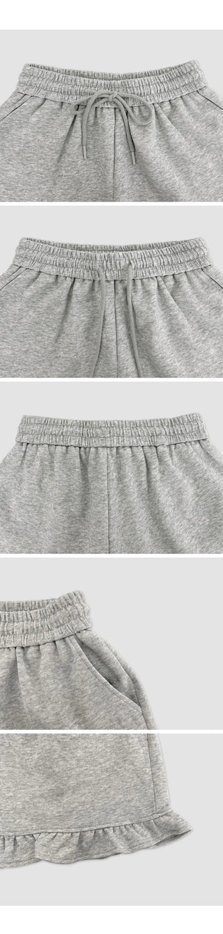 Rose Ten Elastic Frill Shorts
