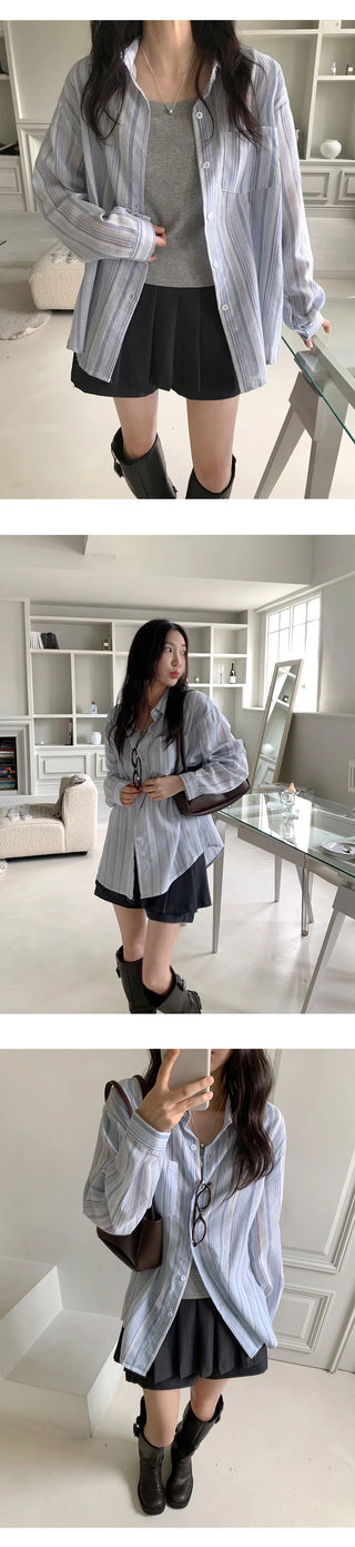Persi Layered Pleated Skirt and Shorts Set