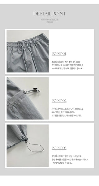 Rotis Elastic Nylon Layered Parachute Pants