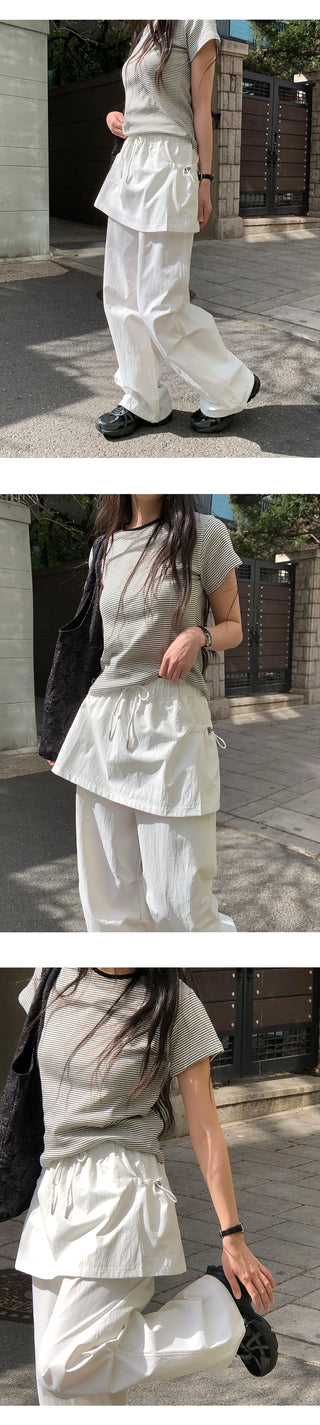 Rotis Elastic Nylon Layered Parachute Pants