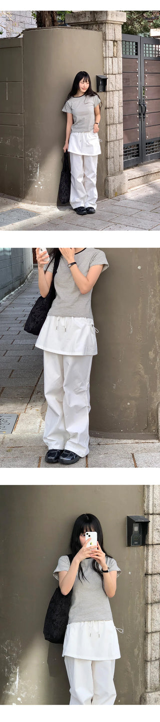Rotis Elastic Nylon Layered Parachute Pants