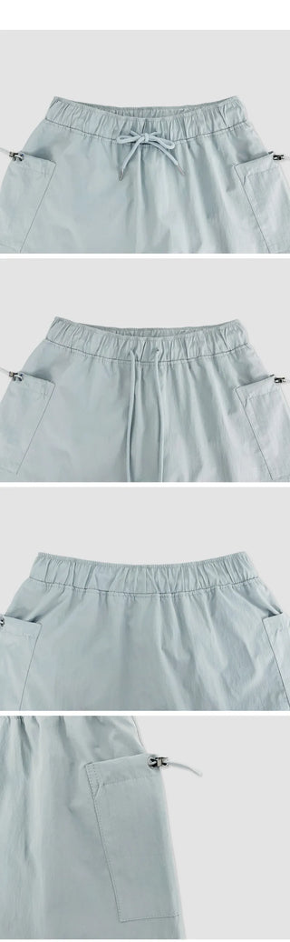 Rotis Elastic Nylon Layered Parachute Pants